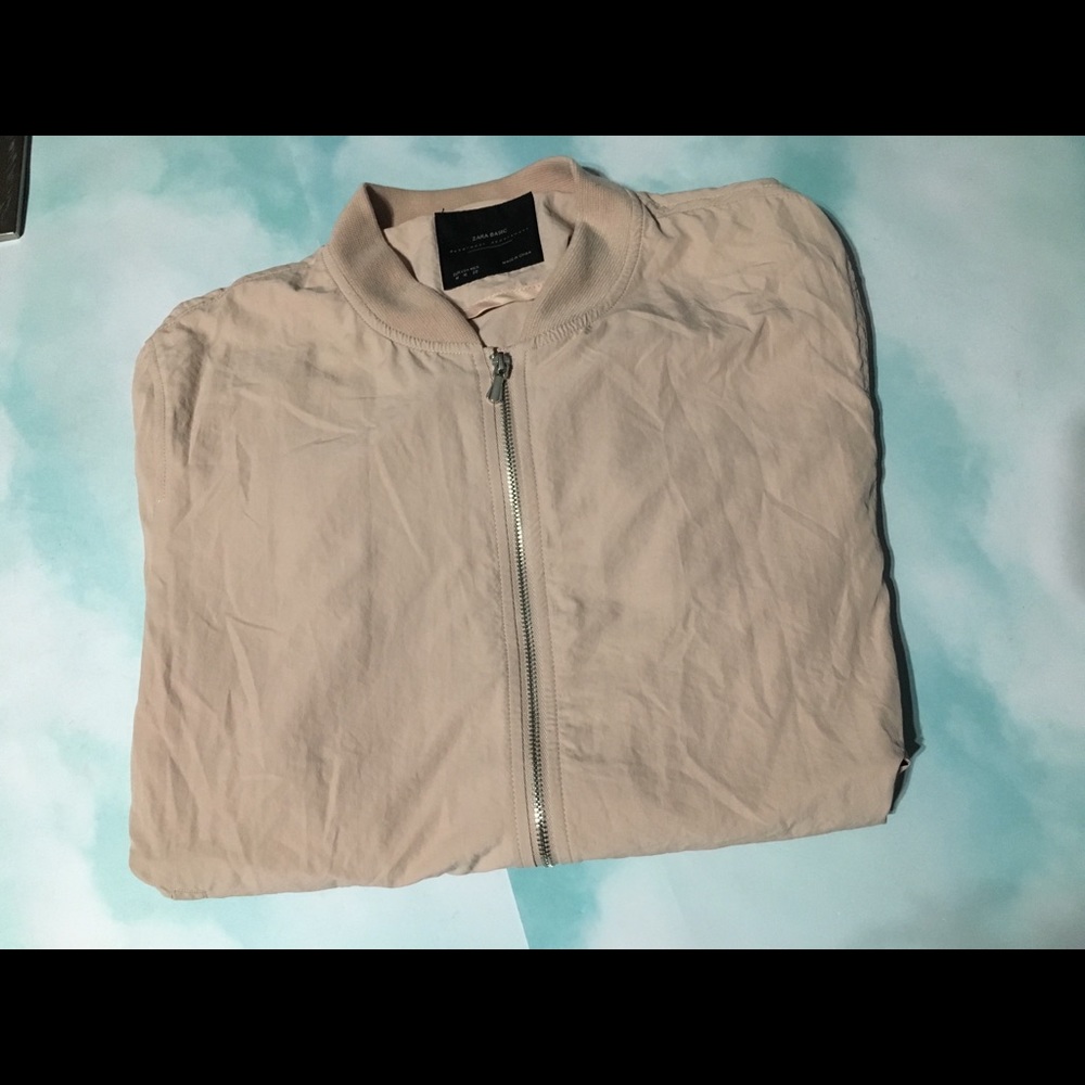 Zara Basic Jacket Lightweight Pockets Soft M Nwot - image 7